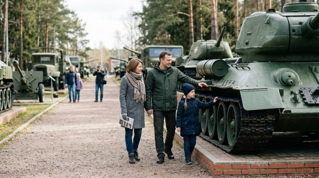 Где находится музей военной техники в Москве, Подмосковье и других регионах России?